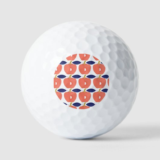 Red Paprika: Gewürze Inspiriert Nahtlos. Golfball (Vorderseite)