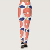 Red Paprika: Gewürze Inspiriert Nahtlos. Leggings (Rückseite)