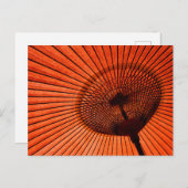 Red Parasol: Japan Postkarte (Vorne/Hinten)