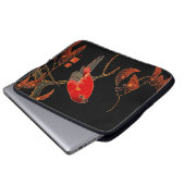 Red Parrot Fine Art Laptopschutzhülle (Vorne Knopf)