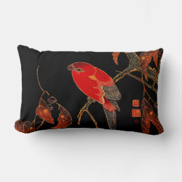 Red Parrot Fine Art Lendenkissen