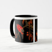 Red Parrot Fine Art Tasse (Vorderseite Links)