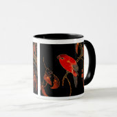 Red Parrot Fine Art Tasse (VorderseiteRechts)