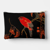 Red Parrot Fine Art Zubehörtasche (Rückseite)