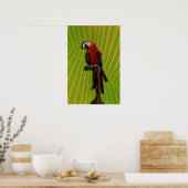 Red Parrot Poster (Küche)