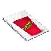 Red Party Cup Notizblock (Rechte Seite)