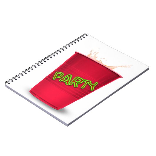 Red Party Cup Notizblock (Linke Seite)