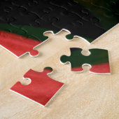 Red Passion Blume in Vollblut Puzzle (Seite)