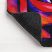 Red Passion Original rosa Watercolor Art Mousepad (Ecke)