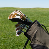 Red&Patch Golf Head Cover Headcover (In SItu)