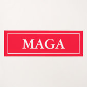 Red Patriotic MAGA Yoga Mat Yogamatte (Vorderseite (Horizontal))