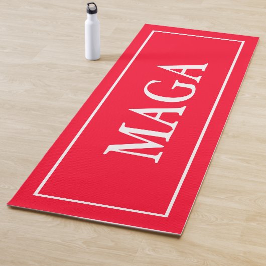 Red Patriotic MAGA Yoga Mat Yogamatte (Beispiel)