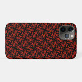 Red Pattern phone case – Stylish & Protection (Rückseite (Horizontal))