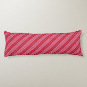 Red Pattern Pillow Seitenschläferkissen (Rückseite)