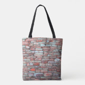 Red pavement bricked wall tasche (Rückseite)