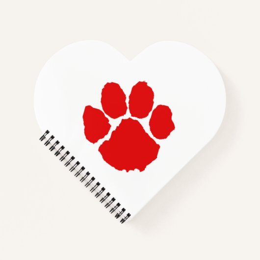 Red Paw Coffee Notizblock (Vorderseite)