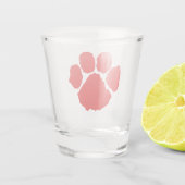 Red Paw Coffee Schnapsglas (Rückseite)
