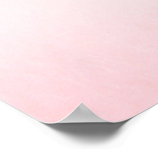 Red Peacock Feather Poster (Ecke)