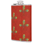 Red Peacock Lilie Flachmann (Links)