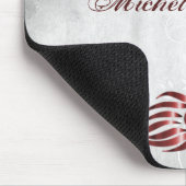 Red Peacock Personalisiert Mouse Pad Mousepad (Ecke)