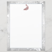 Red Peacock Stationery (Rückseite)