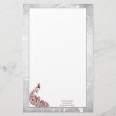 Red Peacock Stationery Briefpapier (Vorderseite)