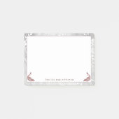 Red Peacocks Notes Post-it Klebezettel (Vorderseite)