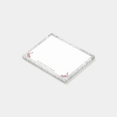 Red Peacocks Notes Post-it Klebezettel (angewinkelt)