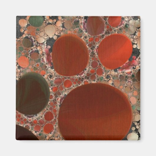 Red Pebbles Magnet (Vorne)