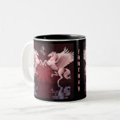 Red Pegasus Reflections Kaffeezubereitung Tasse (Vorderseite Links)