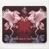 Red Pegasus Reflections Maus Pad Mousepad (Vorne)