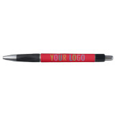 Red Pen mit Black-Ink-Business-Logo-Werbung Kugelschreiber (Vorderseite)