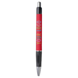 Red Pen mit Black-Ink-Business-Logo-Werbung Kugelschreiber