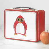 Red Penguin Metall Brotdose (Beispiel)