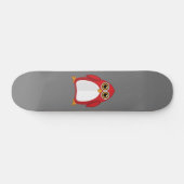 Red Penguin Skateboard (Horizontal)