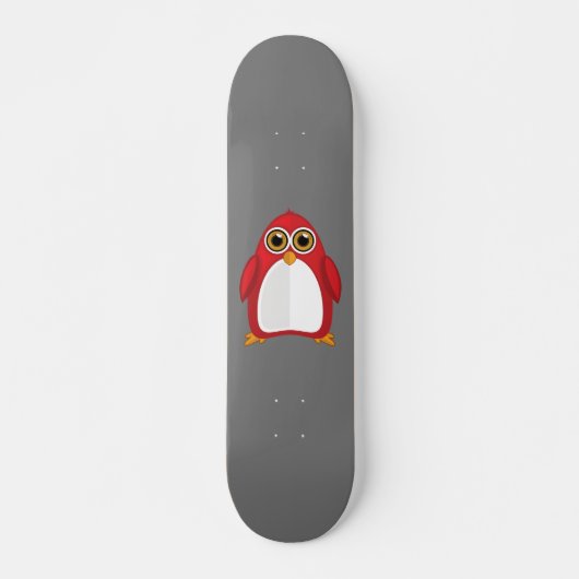 Red Penguin Skateboard (Vorne)