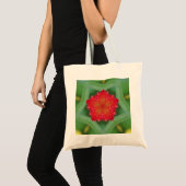 Red Pentagon Blume Tragetasche (Vorderseite (Produkt))