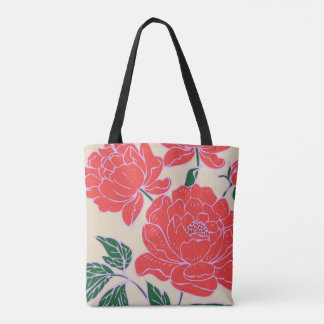 Red Peonies #1 Tasche