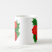 Red Peonies Kaffeetasse (Mittel)