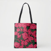 Red Peonies Tasche (Vorderseite)