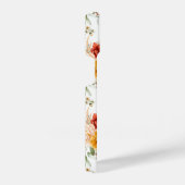 Red Peony Blume Bouquet Pattern iPhone Hülle (Rechte Seite)