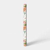 Red Peony Blume Bouquet Pattern Samsung Galaxy Hülle (Linke Seite)