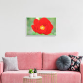 Red Peony Blume Leinwanddruck (Insitu (Wohnzimmer))