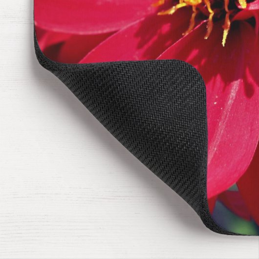 Red Peony Blume Mousepad (Ecke)
