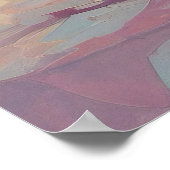 Red Peony Bouquet Painting Poster (Ecke)