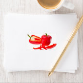 Red Pepper Adressaufkleber (Insitu)