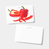 Red Pepper Ausweis (Vorder- & Rückseite)