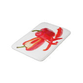 Red Pepper Badematte (Schrägansicht)