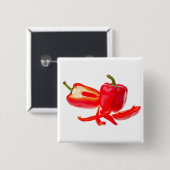 Red Pepper Button (Vorne & Hinten)