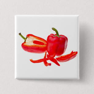 Red Pepper Button